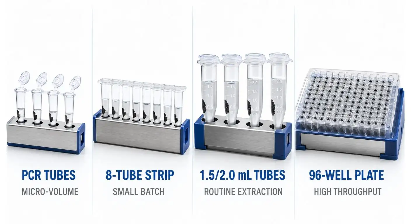 bộ tách hạt từ cho chiết xuất DNA
